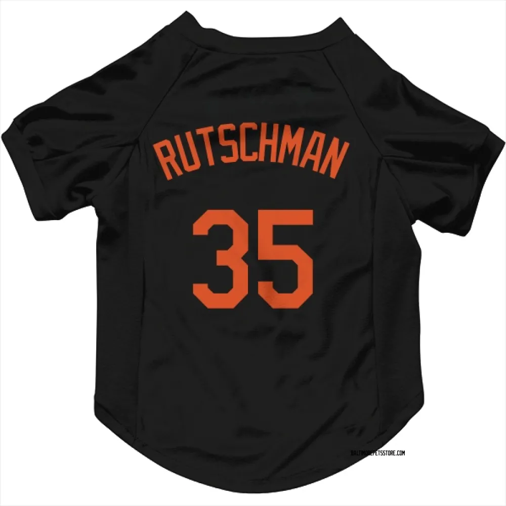 Baltimore Orioles Adley Rutschman Black Pet Jersey for Dog & Cat