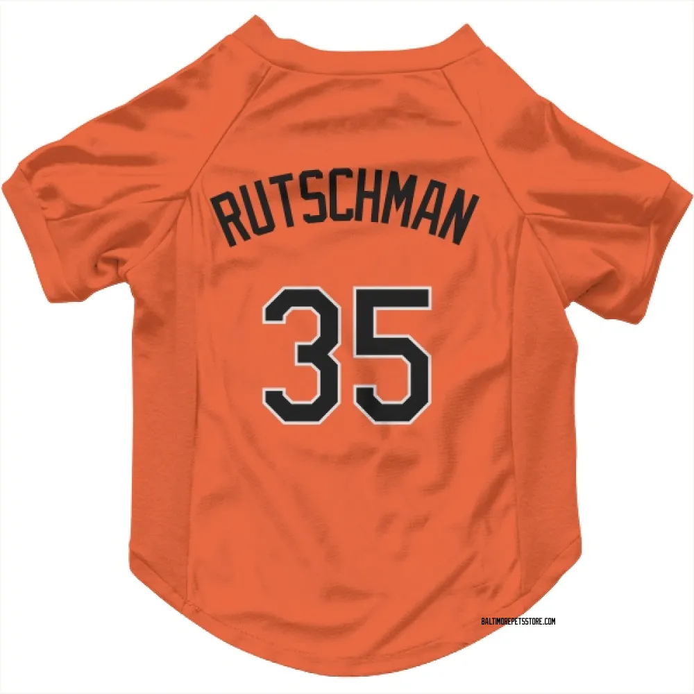 Baltimore Orioles Adley Rutschman Orange Pet Jersey for Dog & Cat