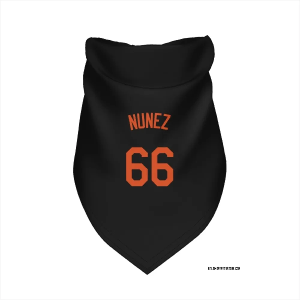 Baltimore Orioles Anthony Nunez Black Pet Bandana for Dog & Cat