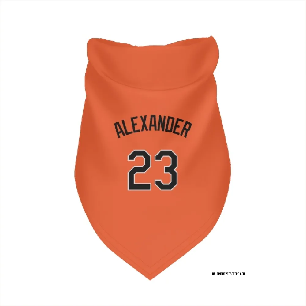 Baltimore Orioles Blaze Alexander Orange Pet Bandana for Dog & Cat
