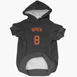 Baltimore Orioles Cal Ripken Black Pet Hoodie for Dog & Cat