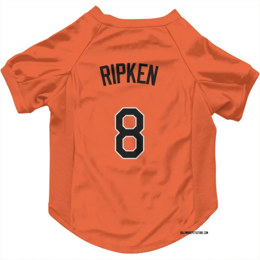 Baltimore Orioles Cal Ripken Orange Pet Jersey for Dog & Cat