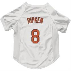 Baltimore Orioles Cal Ripken White Pet Jersey for Dog & Cat