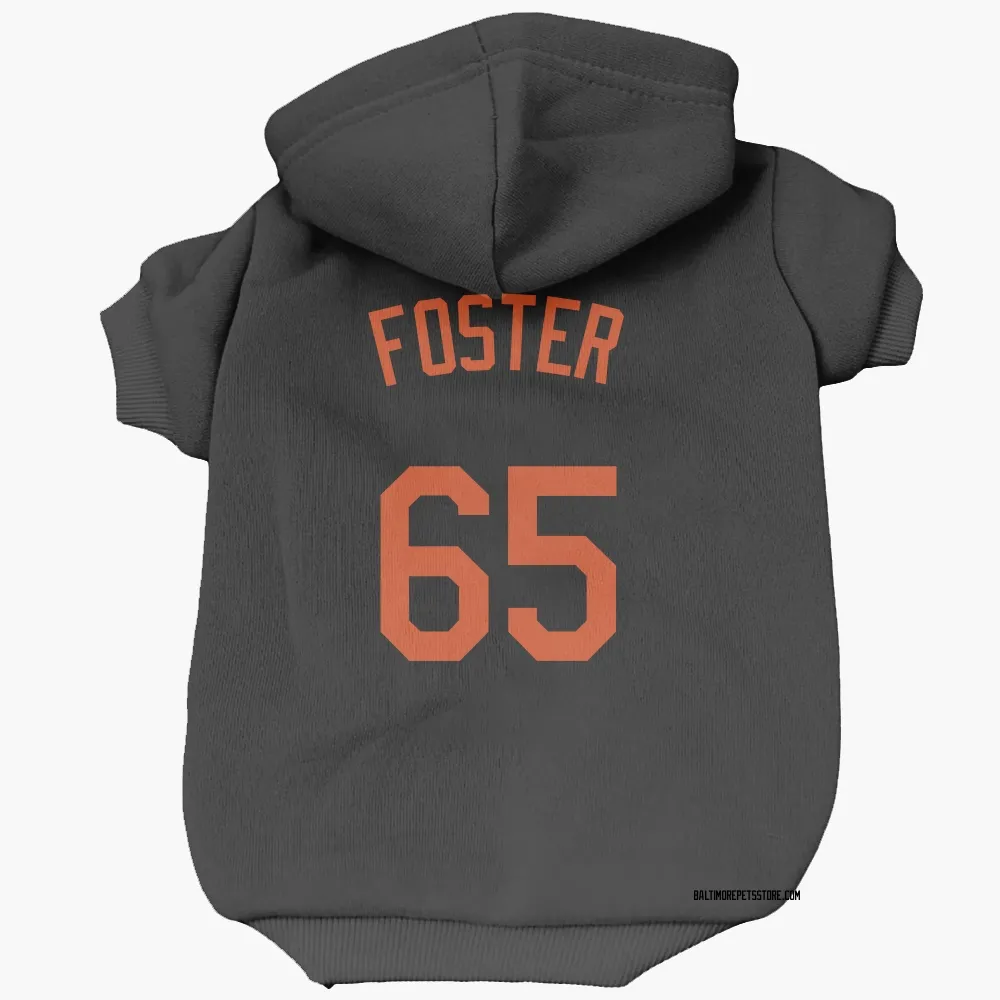 Baltimore Orioles Cameron Foster Black Pet Hoodie for Dog & Cat