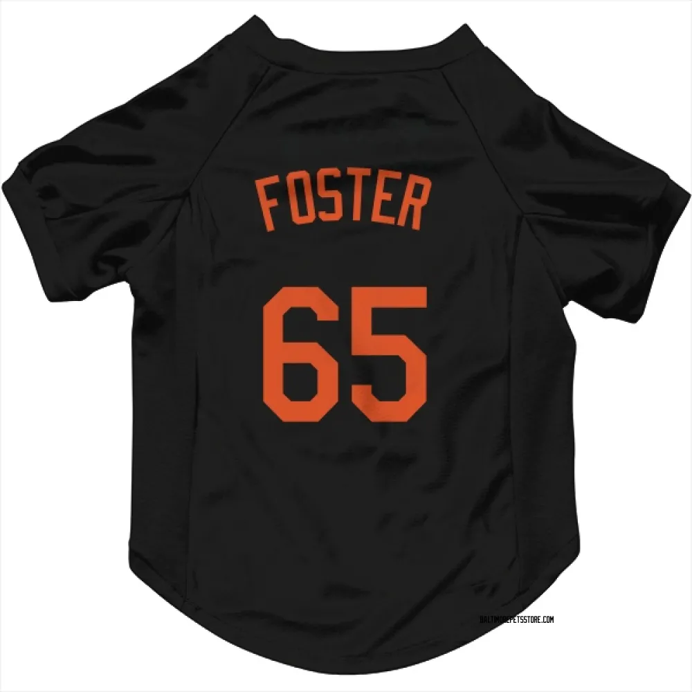 Baltimore Orioles Cameron Foster Black Pet Jersey for Dog & Cat