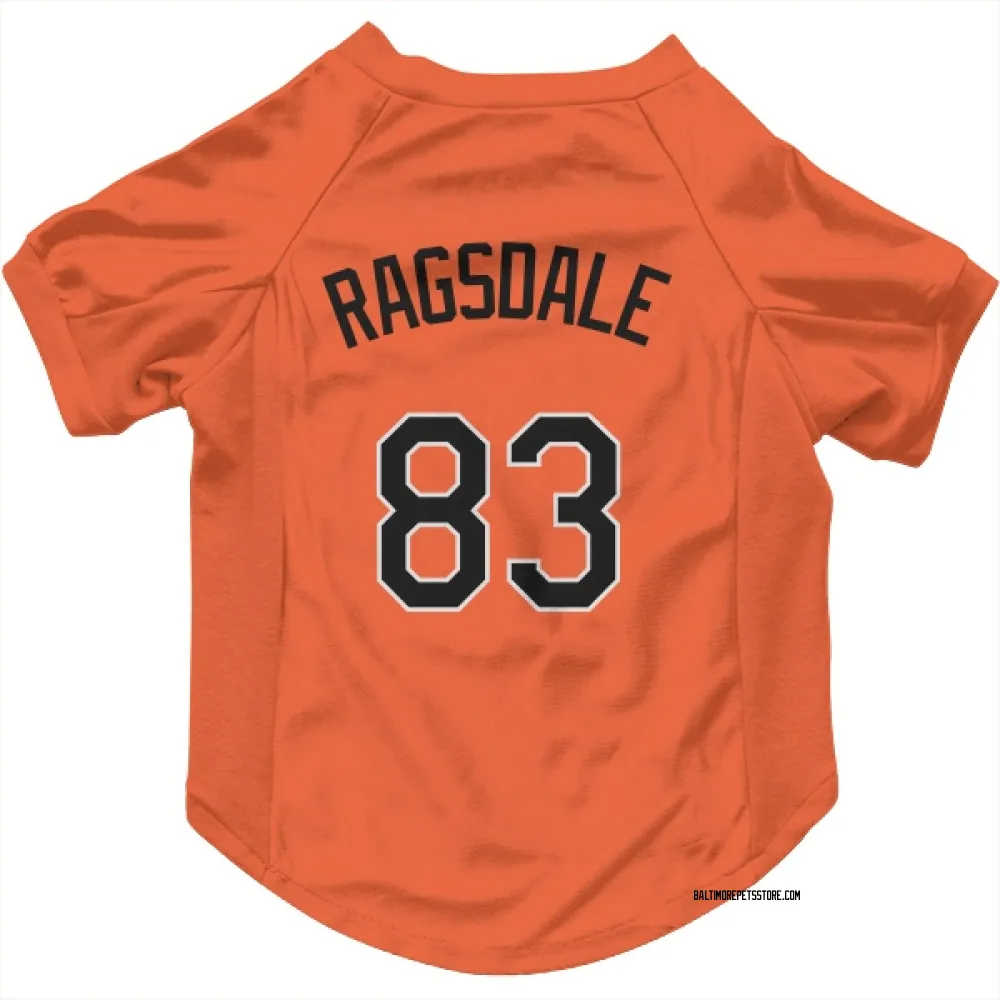 Baltimore Orioles Carson Ragsdale Orange Pet Jersey for Dog & Cat