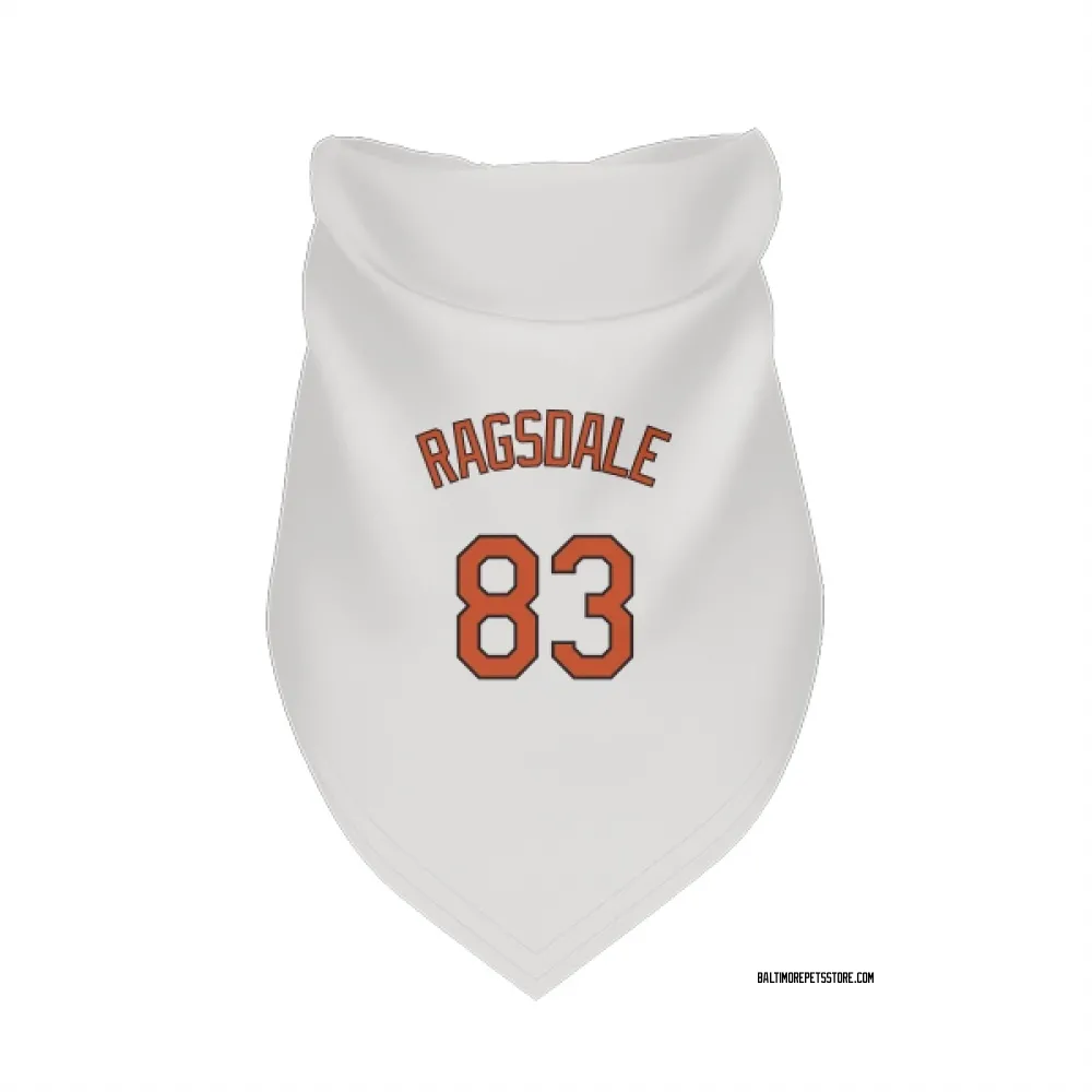 Baltimore Orioles Carson Ragsdale White Pet Bandana for Dog & Cat