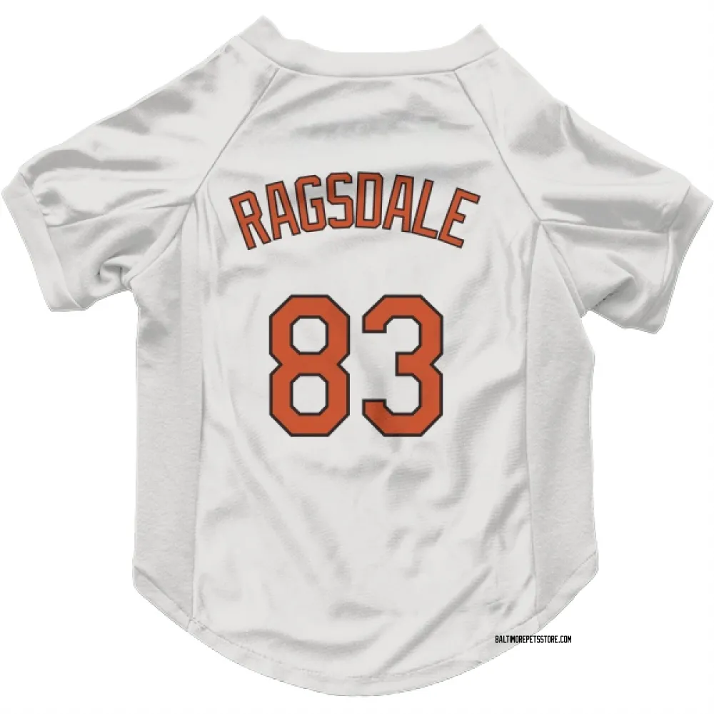 Baltimore Orioles Carson Ragsdale White Pet Jersey for Dog & Cat