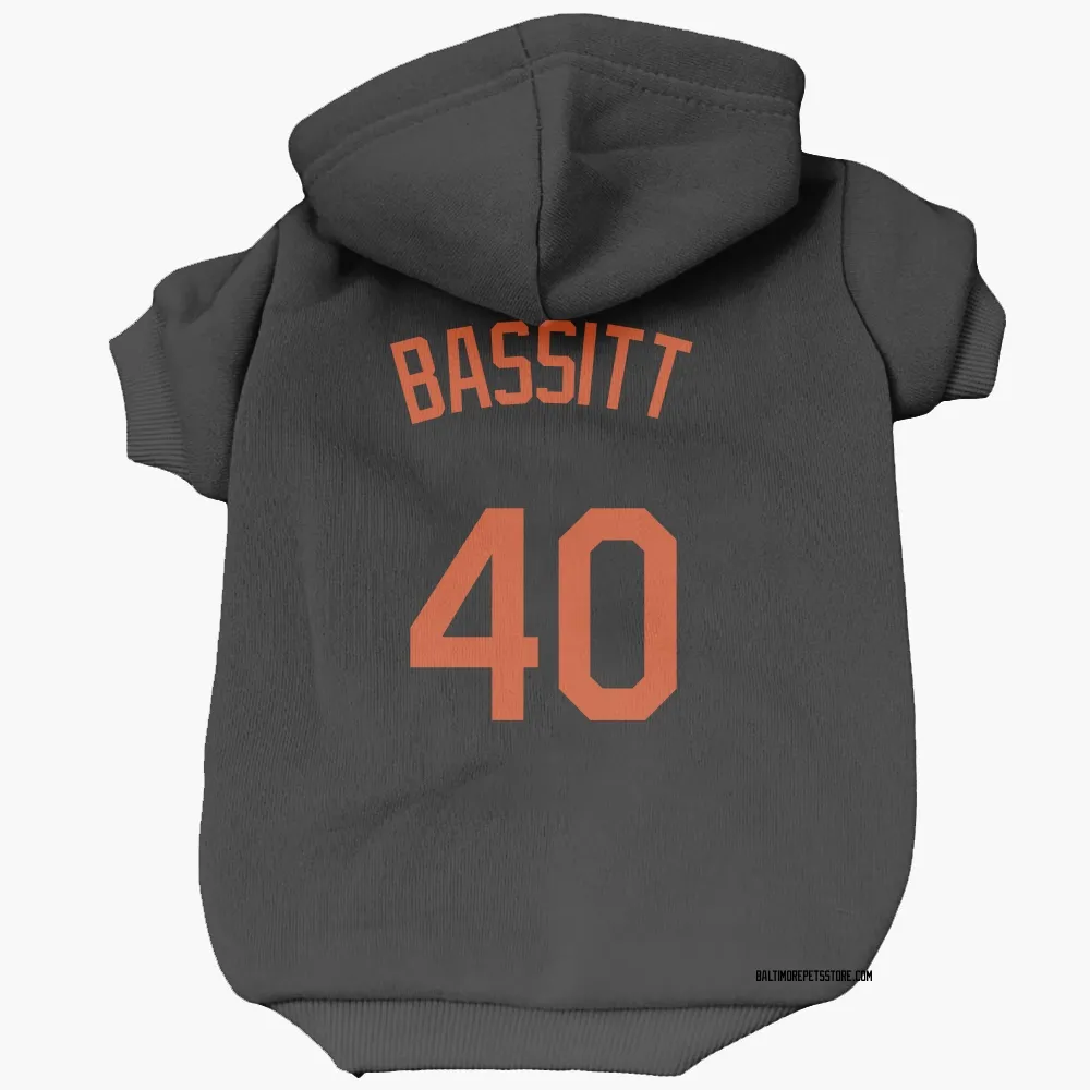 Baltimore Orioles Chris Bassitt Black Pet Hoodie for Dog & Cat