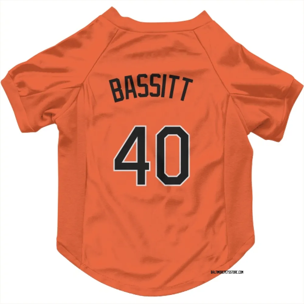 Baltimore Orioles Chris Bassitt Orange Pet Jersey for Dog & Cat