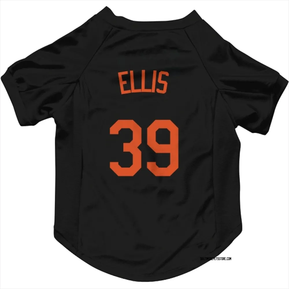 Baltimore Orioles Chris Ellis Black Pet Jersey for Dog & Cat