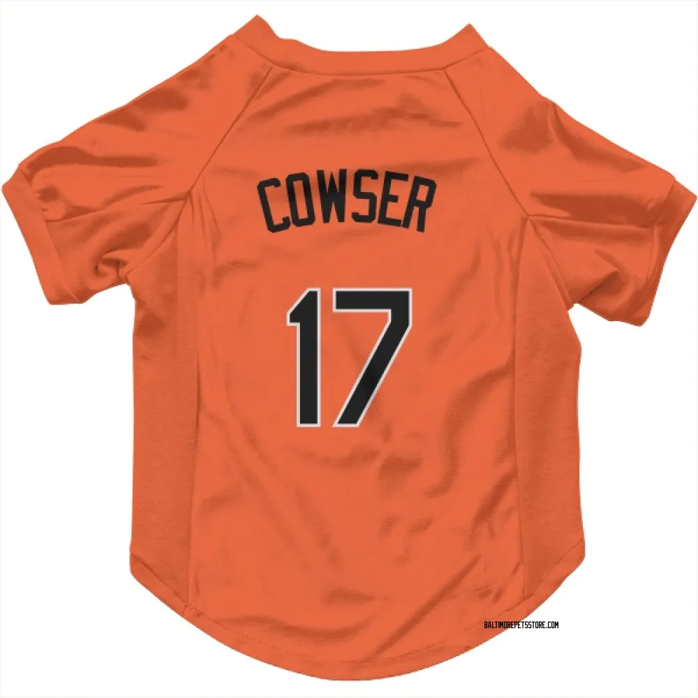 Baltimore Orioles Colton Cowser Orange Pet Jersey for Dog & Cat