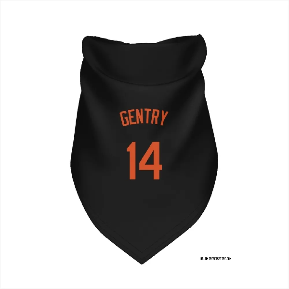 Baltimore Orioles Craig Gentry Black Pet Bandana for Dog & Cat