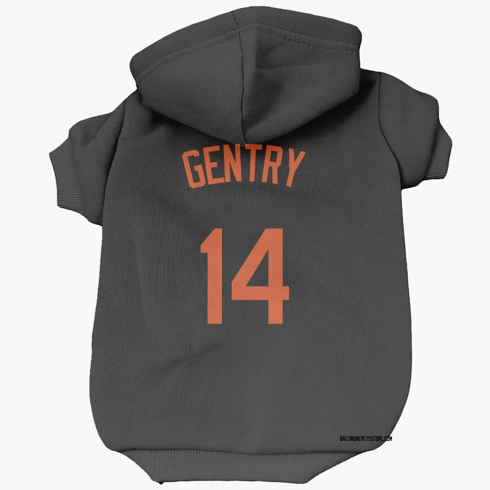 Baltimore Orioles Craig Gentry Black Pet Hoodie for Dog & Cat