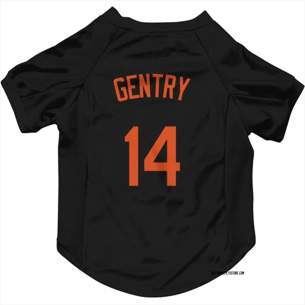 Baltimore Orioles Craig Gentry Black Pet Jersey for Dog & Cat