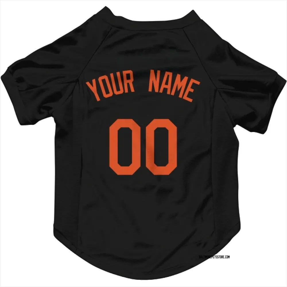 Baltimore Orioles Custom Black Pet Jersey for Dog & Cat