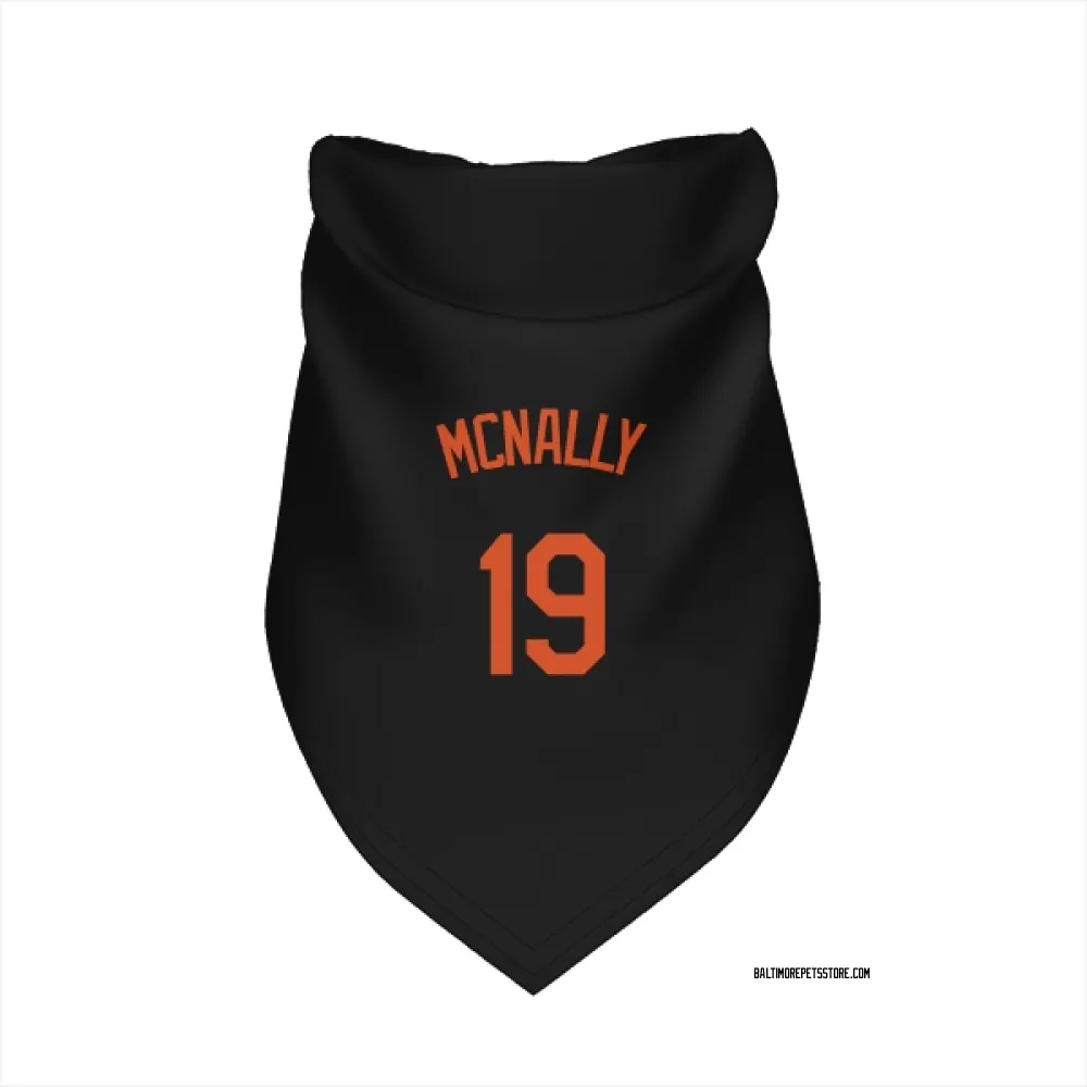 Baltimore Orioles Dave Mcnally Black Pet Bandana for Dog & Cat