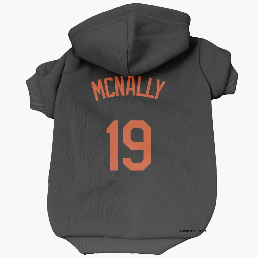 Baltimore Orioles Dave Mcnally Black Pet Hoodie for Dog & Cat