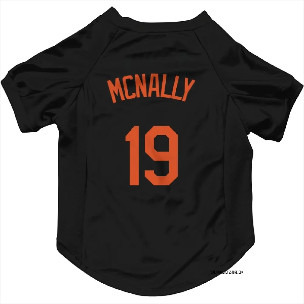 Baltimore Orioles Dave Mcnally Black Pet Jersey for Dog & Cat