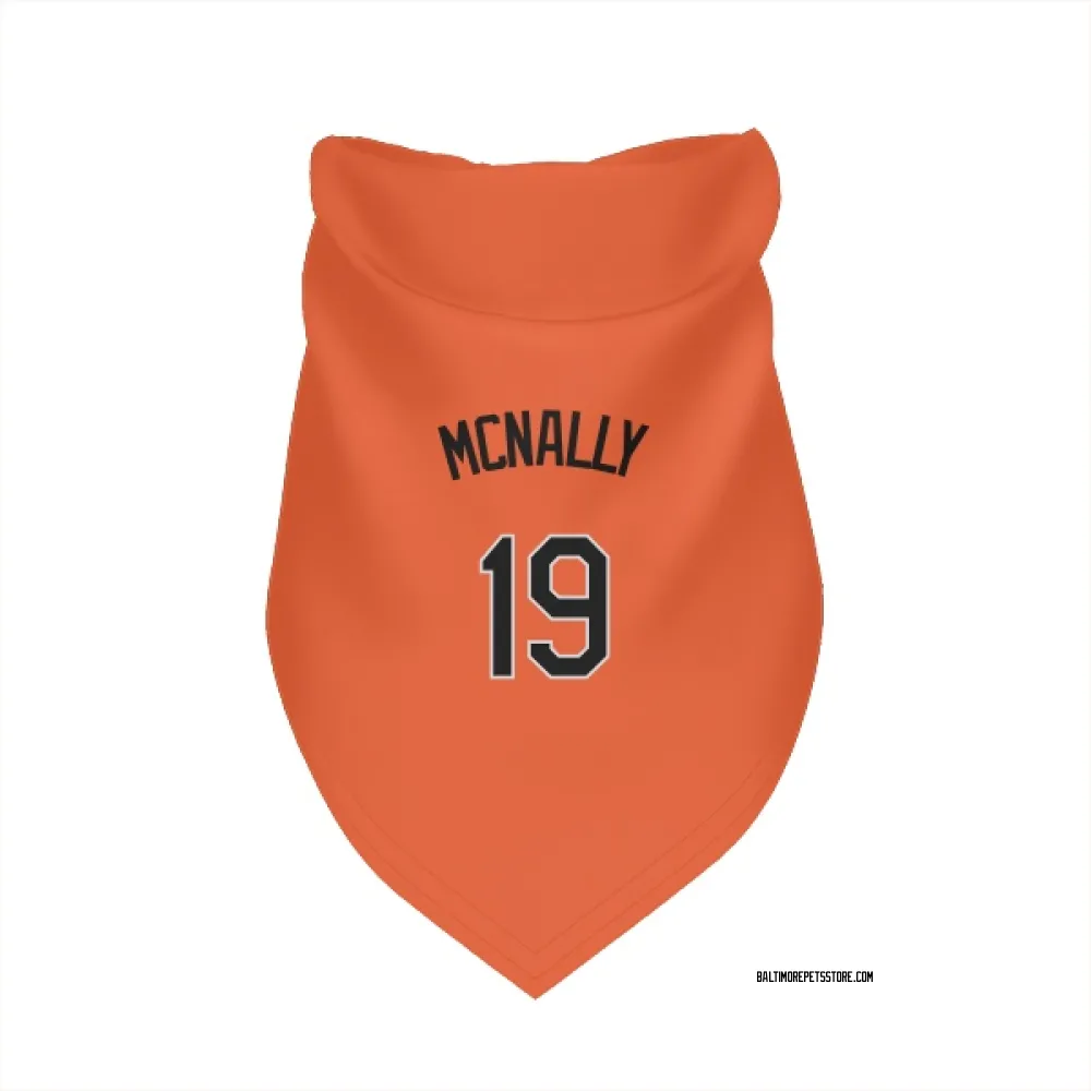 Baltimore Orioles Dave Mcnally Orange Pet Bandana for Dog & Cat