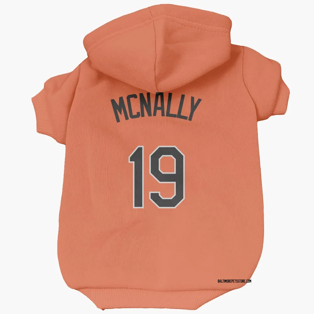Baltimore Orioles Dave Mcnally Orange Pet Hoodie for Dog & Cat