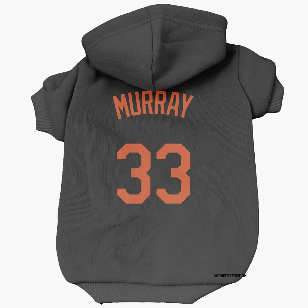 Baltimore Orioles Eddie Murray Black Pet Hoodie for Dog & Cat