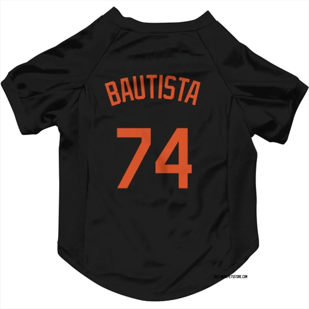 Baltimore Orioles Felix Bautista Black Pet Jersey for Dog & Cat