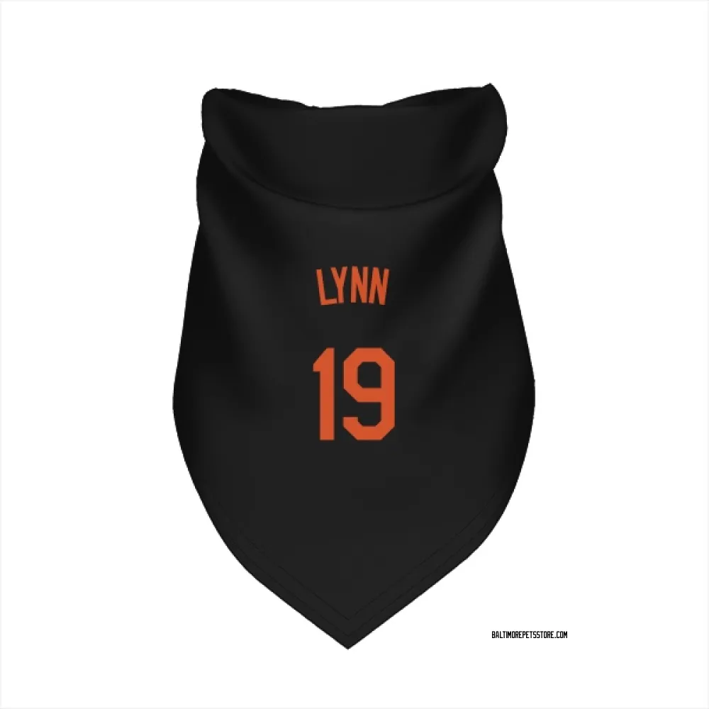 Baltimore Orioles Fred Lynn Black Pet Bandana for Dog & Cat