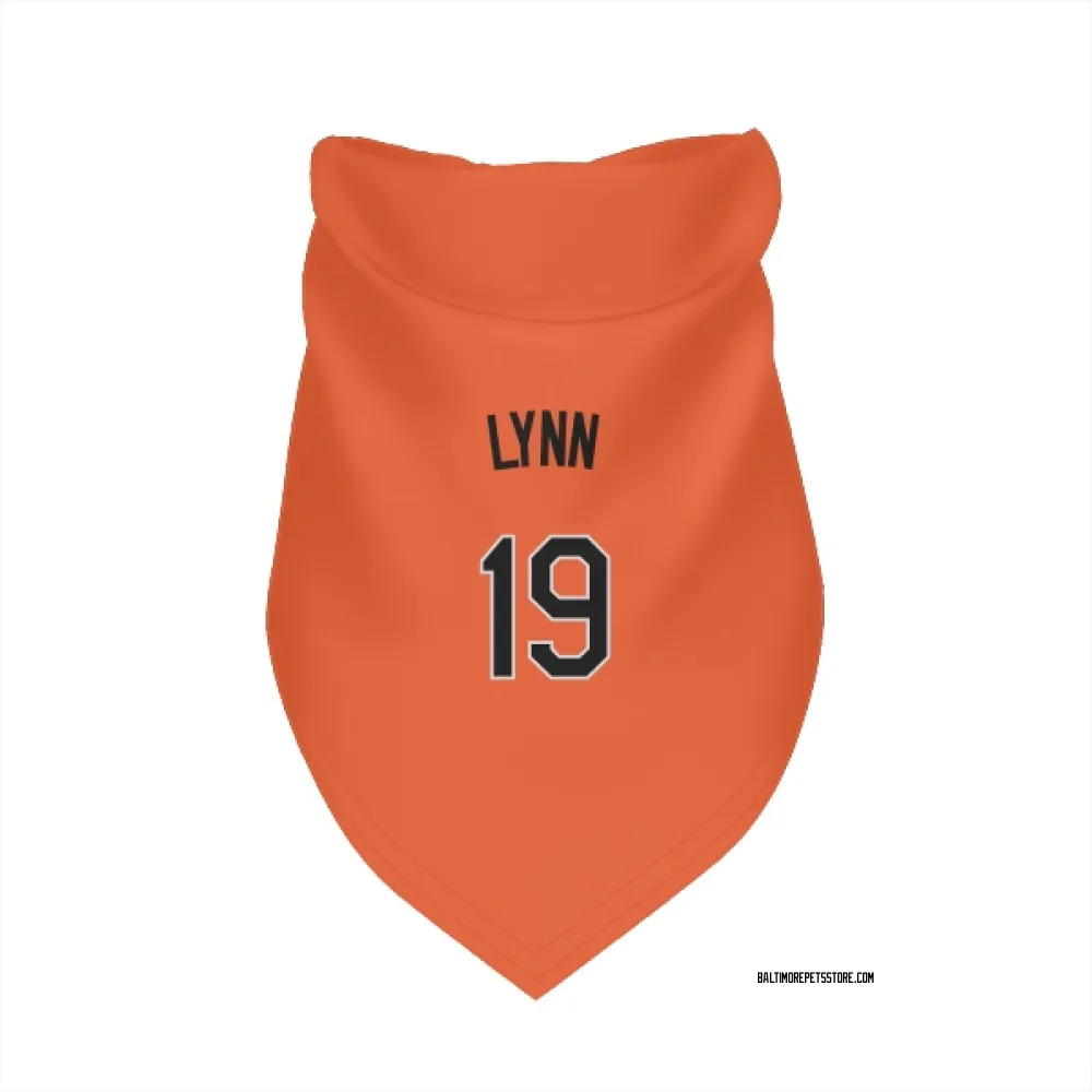 Baltimore Orioles Fred Lynn Orange Pet Bandana for Dog & Cat