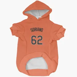 Baltimore Orioles George Soriano Orange Pet Hoodie for Dog & Cat