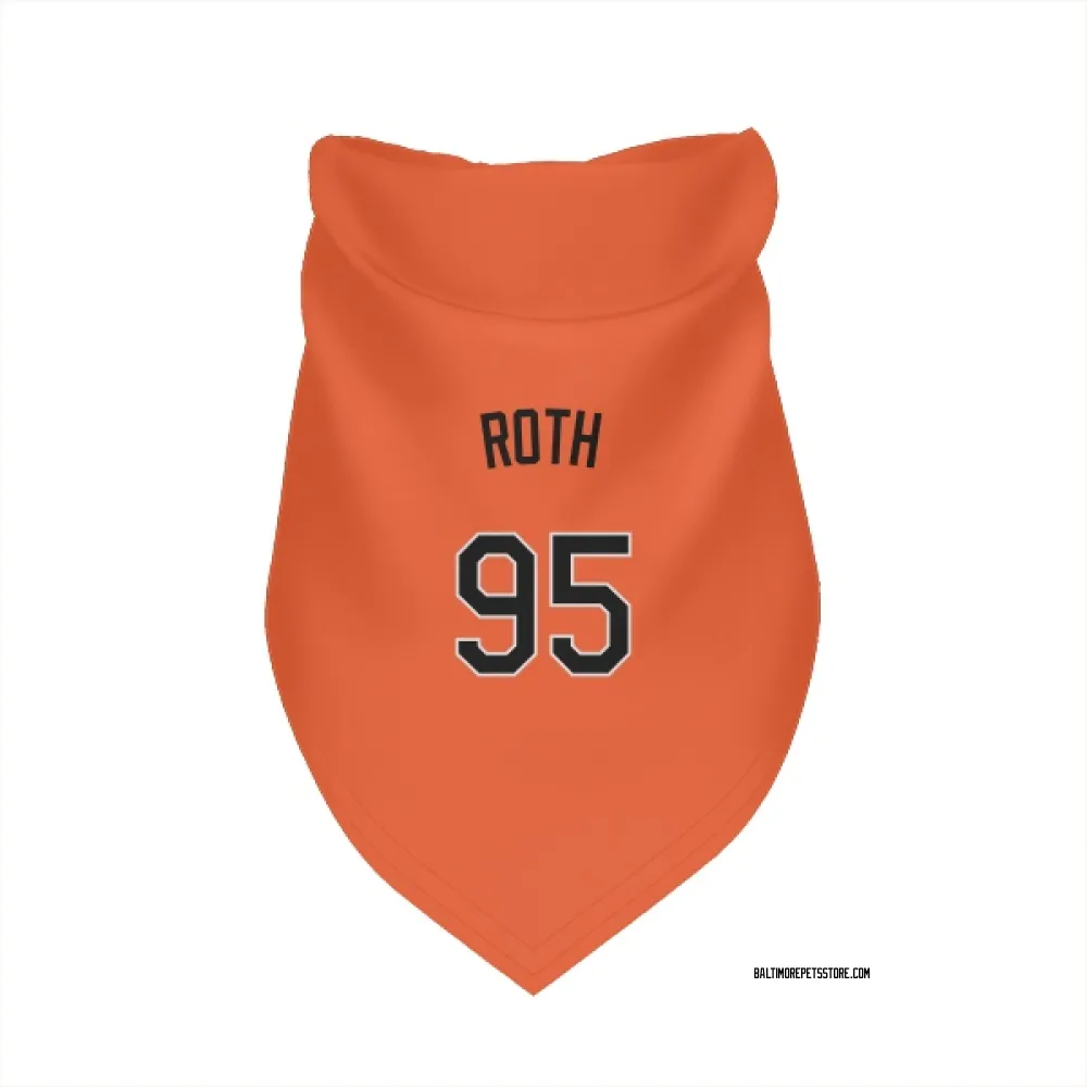 Baltimore Orioles Houston Roth Orange Pet Bandana for Dog & Cat