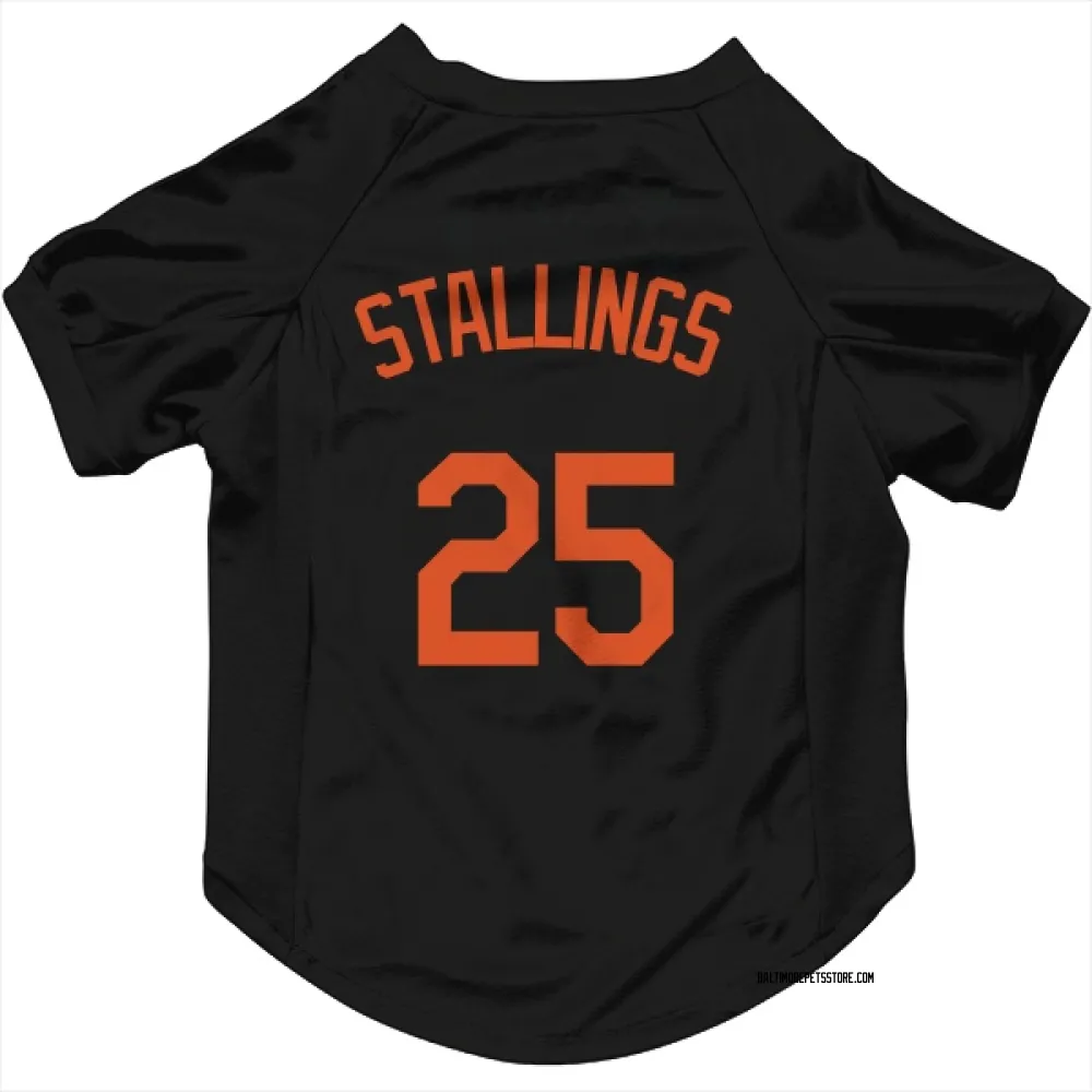 Baltimore Orioles Jacob Stallings Black Pet Jersey for Dog & Cat