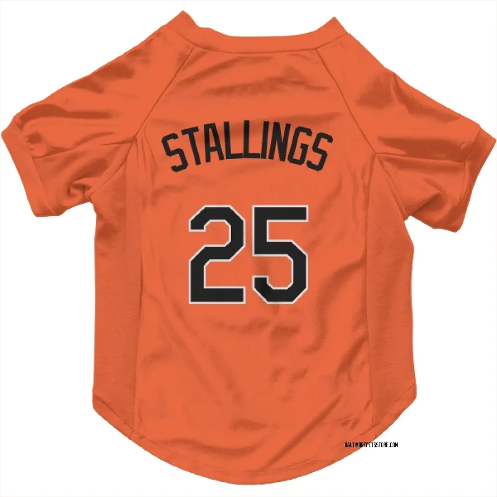 Baltimore Orioles Jacob Stallings Orange Pet Jersey for Dog & Cat