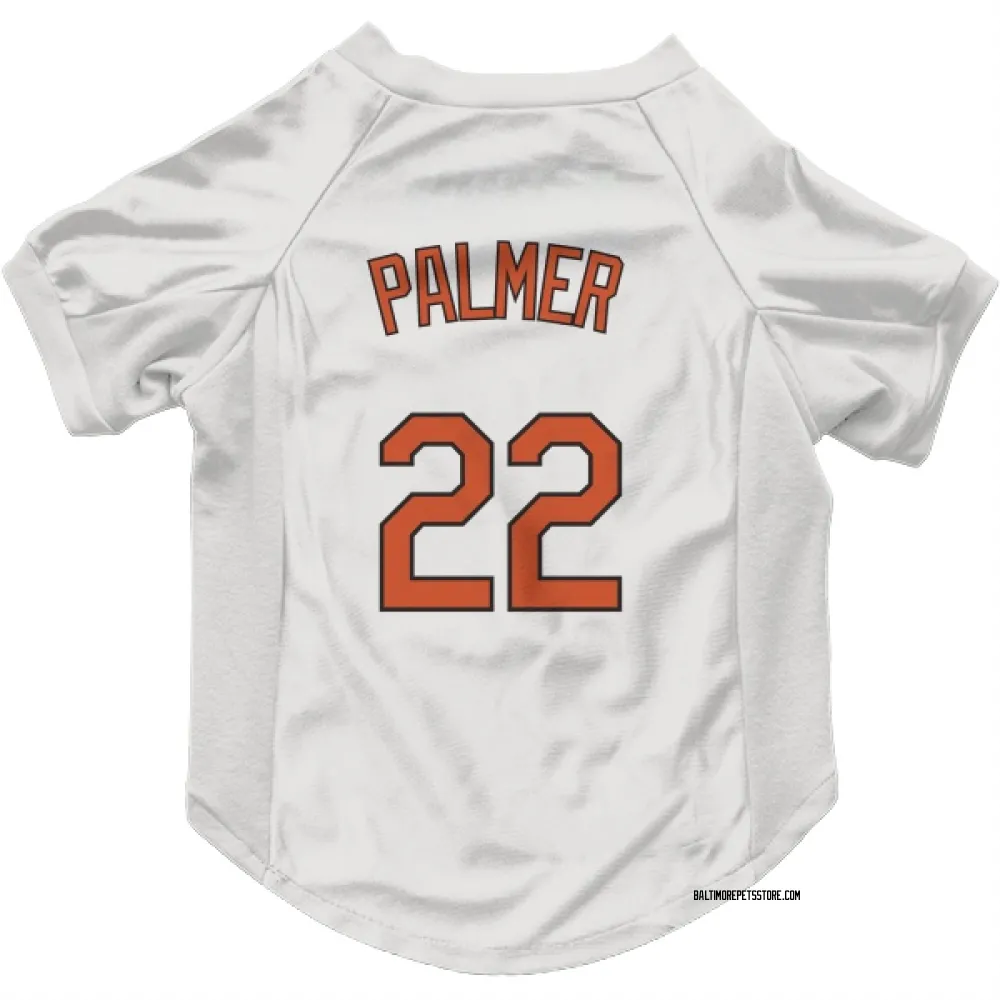 Baltimore Orioles Jim Palmer White Pet Jersey for Dog & Cat