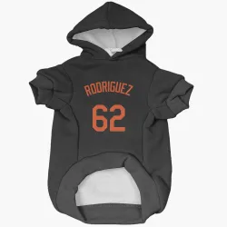 Baltimore Orioles Johnathan Rodriguez Black Pet Hoodie for Dog & Cat