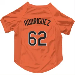 Baltimore Orioles Johnathan Rodriguez Orange Pet Jersey for Dog & Cat