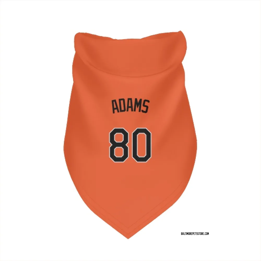 Baltimore Orioles Jordyn Adams Orange Pet Bandana for Dog & Cat