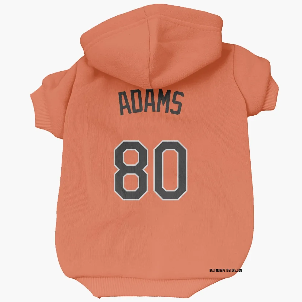 Baltimore Orioles Jordyn Adams Orange Pet Hoodie for Dog & Cat