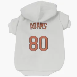 Baltimore Orioles Jordyn Adams White Pet Hoodie for Dog & Cat