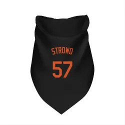 Baltimore Orioles Kade Strowd Black Pet Bandana for Dog & Cat