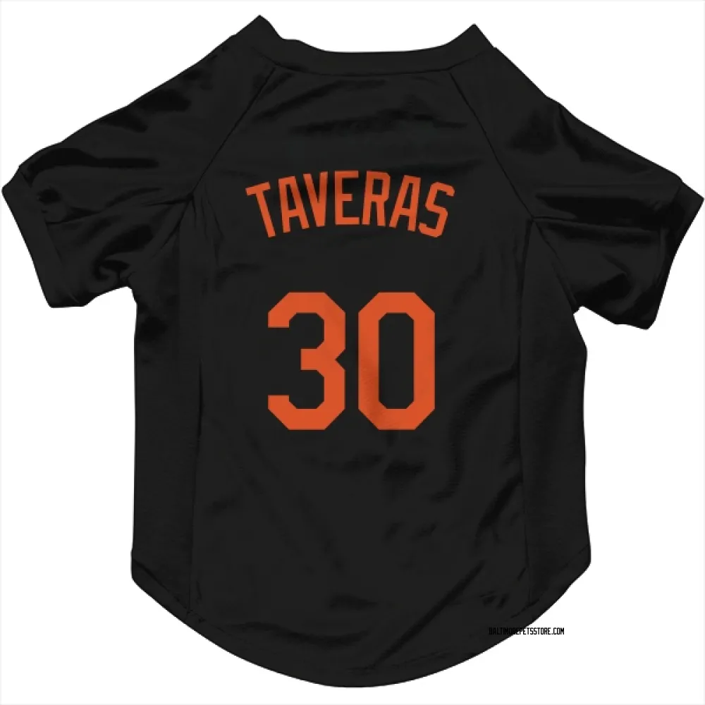 Baltimore Orioles Leody Taveras Black Pet Jersey for Dog & Cat
