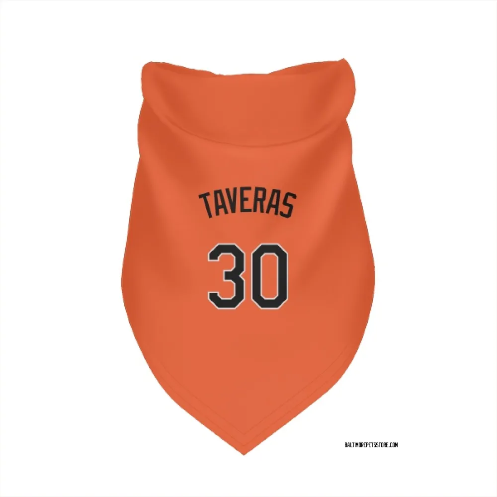Baltimore Orioles Leody Taveras Orange Pet Bandana for Dog & Cat