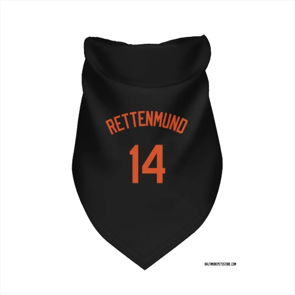 Baltimore Orioles Merv Rettenmund Black Pet Bandana for Dog & Cat