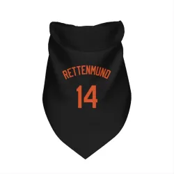 Baltimore Orioles Merv Rettenmund Black Pet Bandana for Dog & Cat