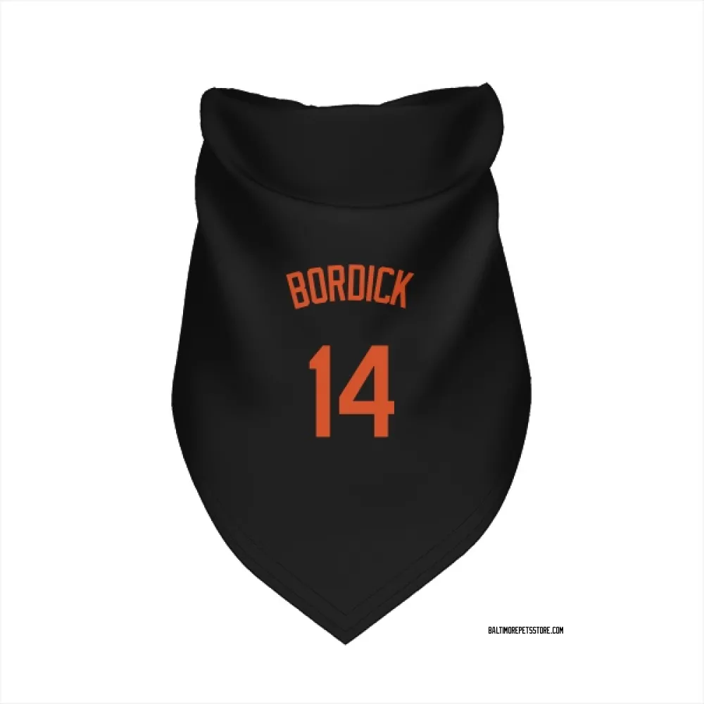 Baltimore Orioles Mike Bordick Black Pet Bandana for Dog & Cat