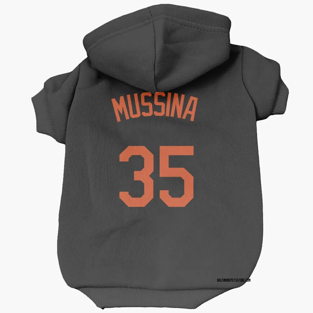 Baltimore Orioles Mike Mussina Black Pet Hoodie for Dog & Cat