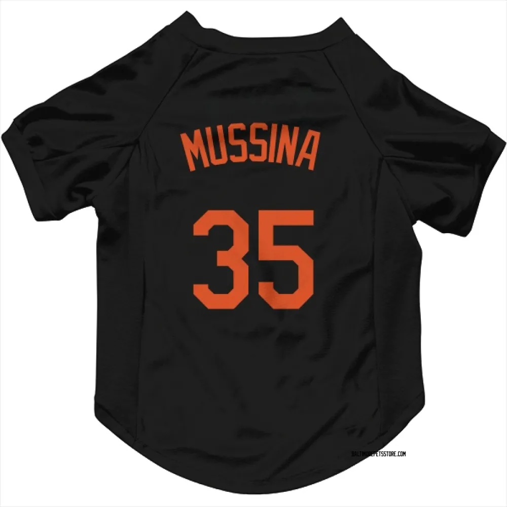 Baltimore Orioles Mike Mussina Black Pet Jersey for Dog & Cat