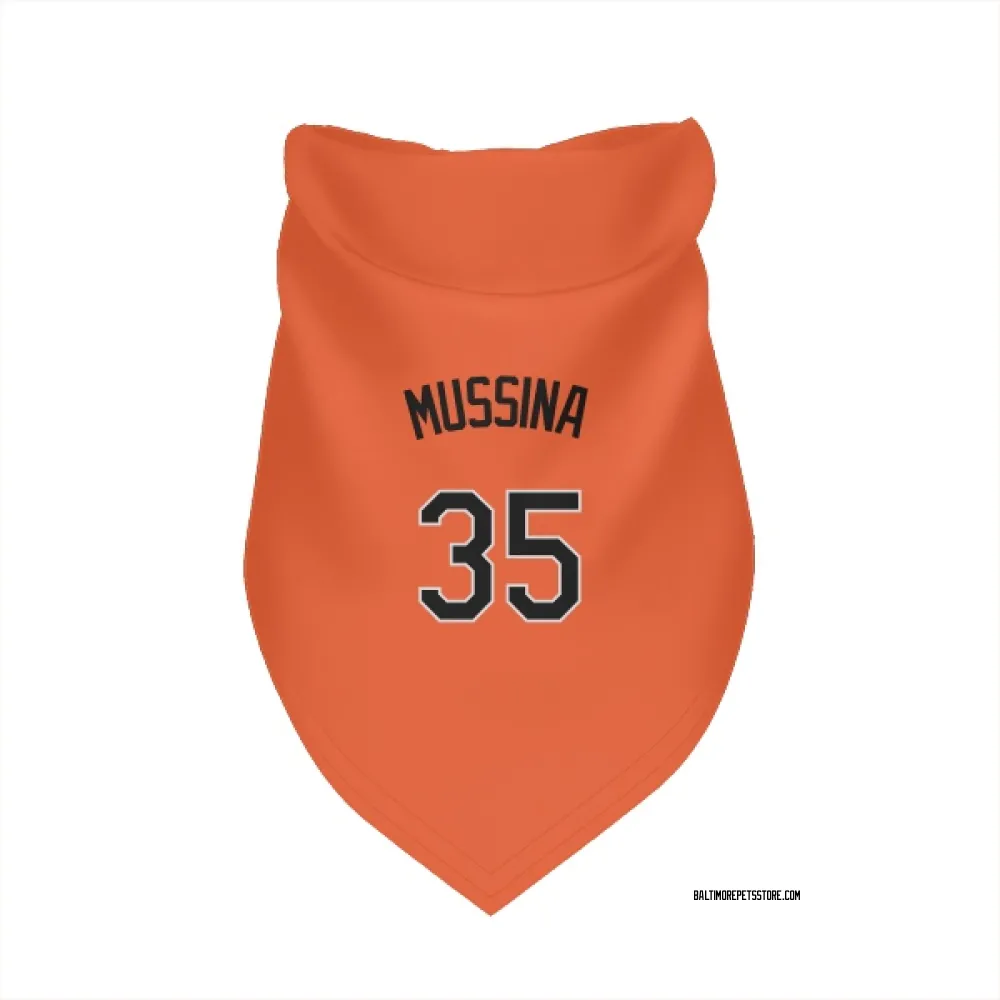 Baltimore Orioles Mike Mussina Orange Pet Bandana for Dog & Cat