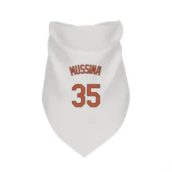 Baltimore Orioles Mike Mussina White Pet Bandana for Dog & Cat
