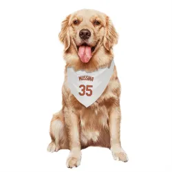 Baltimore Orioles Mike Mussina White Pet Bandana for Dog & Cat